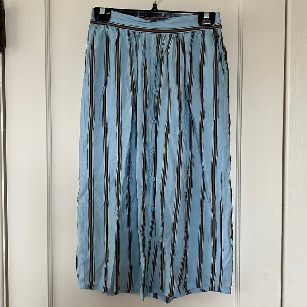 Long Summery Blue Skirt